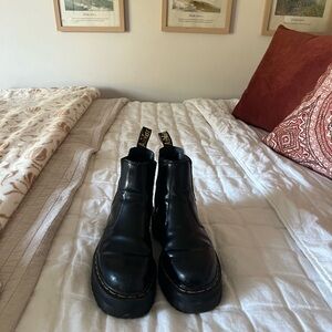 Dr. Martens platform Chelsea boots